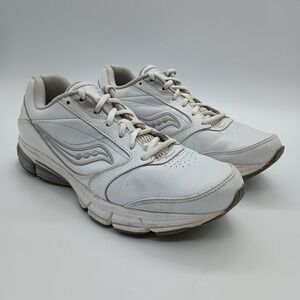 Saucony Echelon LE Womens Size 10 White Walking Running Shoes Sneakers